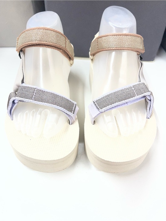 Teva Shoes - Teva Flatform Universal Karina sandals in a macaroon metallic multi colorway